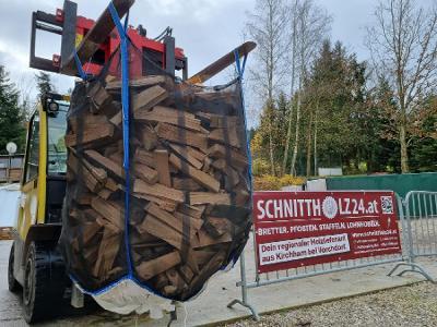 Esche, Hainbuche, Rotbuche Brennholz kammergetrocknet im 1,4 SRM Woodbag