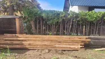 Schnittholz Schnittholz Fichte Holz aus altem dachstuhl