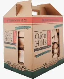 Holzprodukte Ofenholz Karton