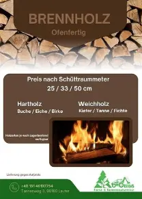 Brennholz Brennholz Eiche, Kiefer, Buche