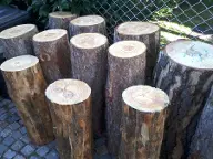Rundholz Nuss Hackstock Mödling
