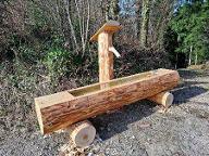 Holztrog Brunnentrog Wassertrog Laussa