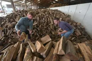 Brennholz Brennholz Douglasie, Eibe, Esche