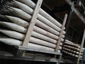 Holzprodukte gefrästes Rundholz (Pflöcke)