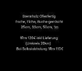 Brennholz Esche, Eiche, Buche