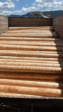 Holzprodukte Lärchenpfähle