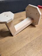 Holzprodukte Gaderobenhalterung für Helme etc. Krampus