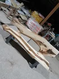 Rundholz Rundholz Walnuss