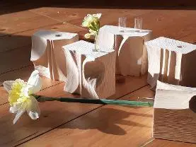 Holzprodukte Wohnaccessoire Zirbe: Vase/Teelicht-/Fotohalter