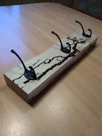 Holzprodukte Wandgarderobe