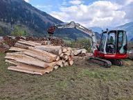 Dienstleistung Holzspalten mit Kegelspalter (sonstige Holz-Dienstleistung)