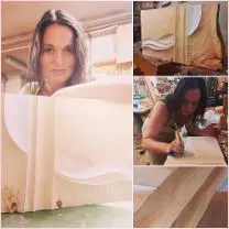 Holzprodukte ZIRBEN-Gemälde geschnitzt I Bilder & Accessoires