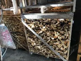 Brennholz Brennholz Fichte in Kiste