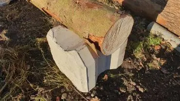 Holzprodukte Betonunterleger / Holzunterleger / Betonsockel