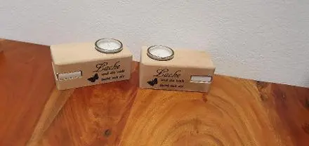 Holzprodukte Teelichthalter Geschenk