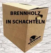 Brennholz Brennholz Eiche, Lärche, Ahorn Dielen Kappstücke in Schachteln verpackt 11,90€