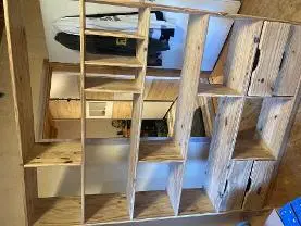 Holzprodukte Regal - Echtholz