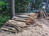 Zaunstecken aus Kastanienholz Wies