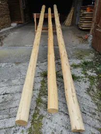 Rundholz Rundholz Fichte Säulen