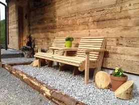 Holzprodukte Hausbank ABENDSONNE