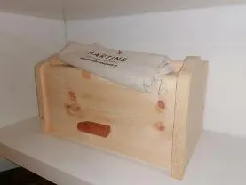 Holzprodukte Zirbenbrotdose klappbar