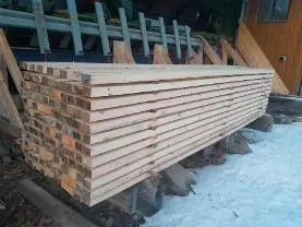 Schnittholz Schnittholz Kiefer 5x8 Staffeln