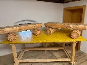 Holzprodukte Rundholz Bank Lärche