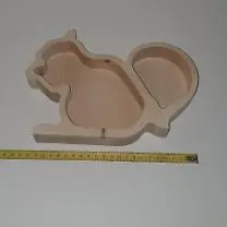 Holzprodukte Schüssel Ahorn Eichhörnchen 25cm